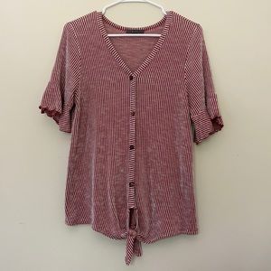Gyft Striped Tie Tee